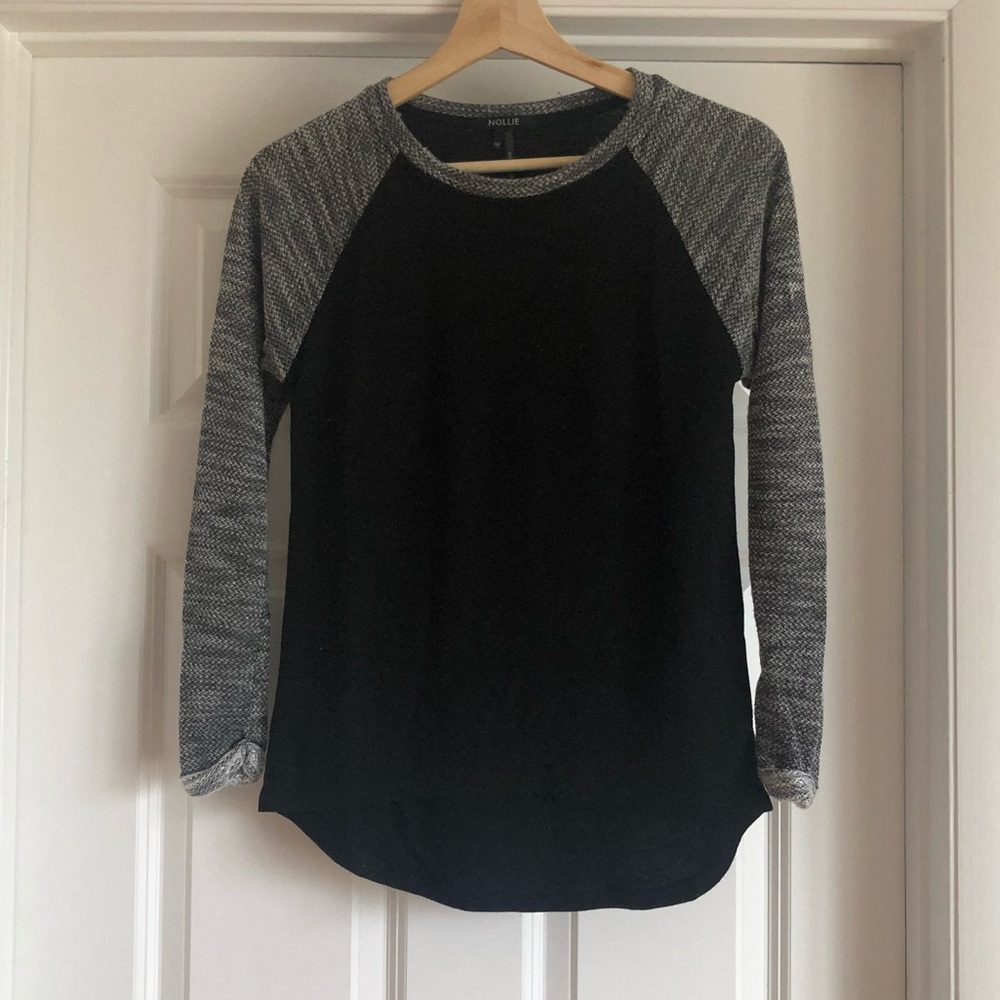 NWOT Soft Nollie Baseball Tee